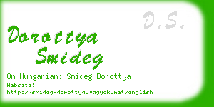dorottya smideg business card